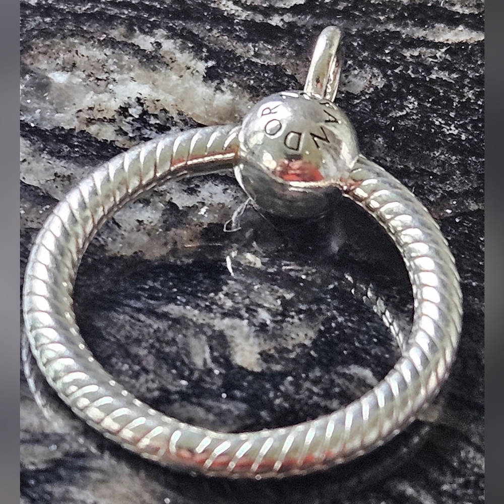 PANDORA Moments Small O Pendant Sterling Silver No. 398296